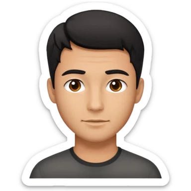 Hombre guapo sticker