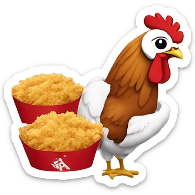 Pollo KFC sticker