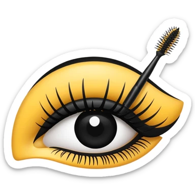 Mascara sticker