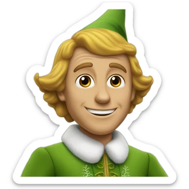 buddy the elf will ferell sticker