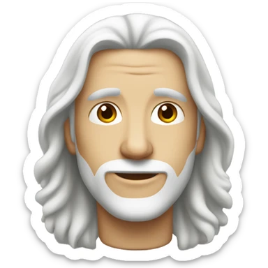 White Filipe sticker