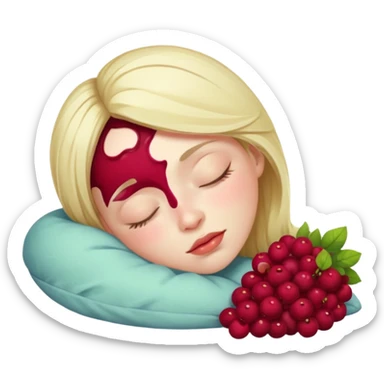 Berry sleeping sticker