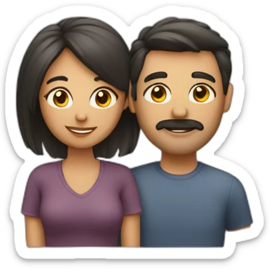 couple-support-partner-parents sticker