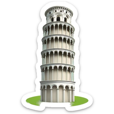 Leaning tower of Pisa  sticker