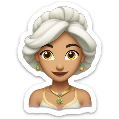Jasmine from aladdin sticker