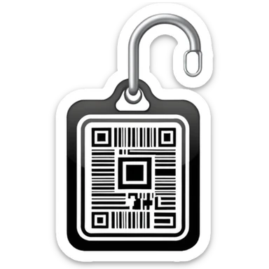 Barcode label sticker