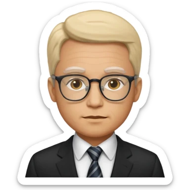 Professor in the la casa de papel TV show sticker