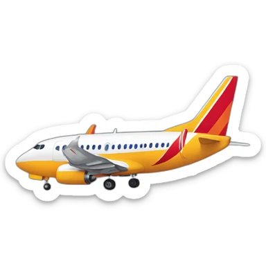 southwest airplane sticker