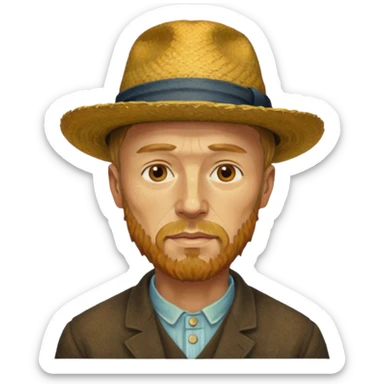 van gogh sticker