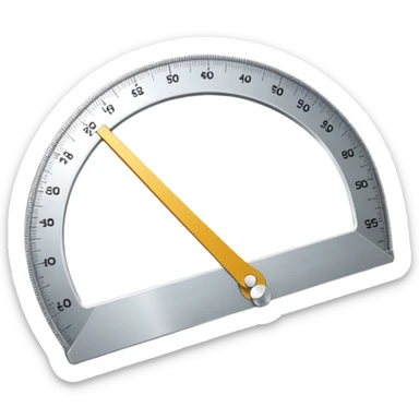 "📏" This emoji is for ruler. Then make an emoji for protractor. sticker