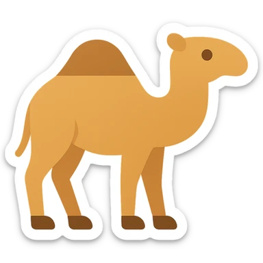 Camel sticker