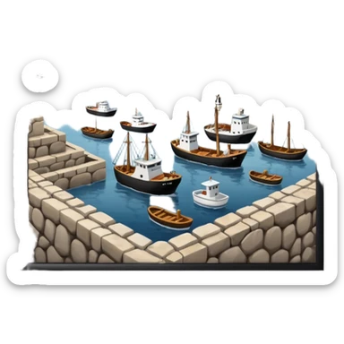 Sea Port import sticker