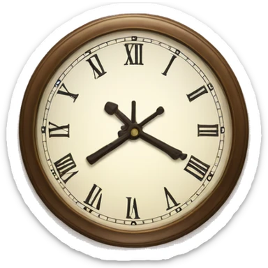 clock that tea  sticker