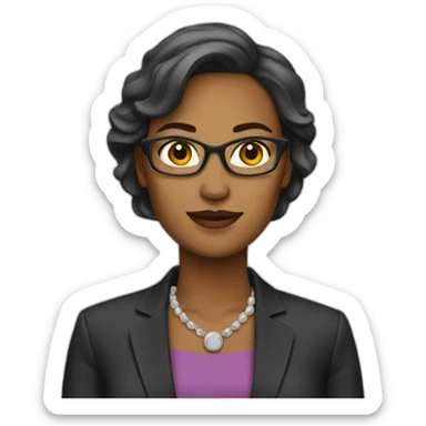create an women executive emoji sticker