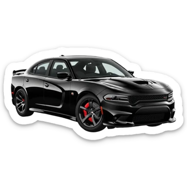CHARGER DOSH HellCat SRT sticker