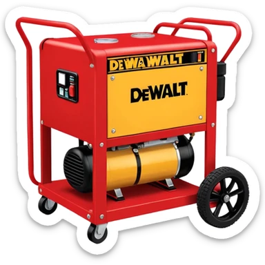 diy wood cube pancake air compressor cart plans for dewalt compressor wooden cube, red color sticker