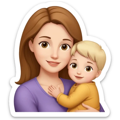 pai segurando o filho adotado sticker