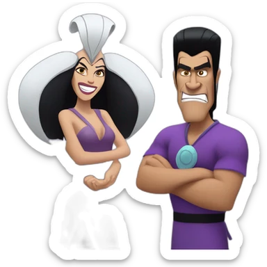 yzma and kronk sticker