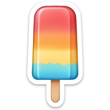 Popsicle ombre, fat size sticker