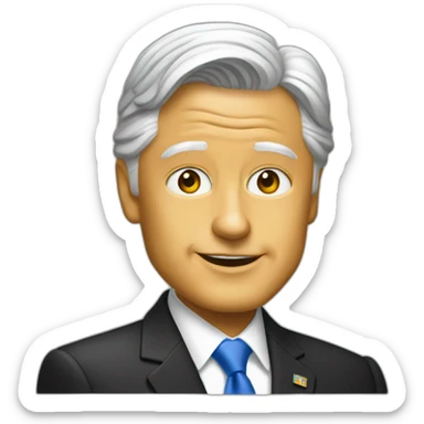pansexual bill clinton sticker