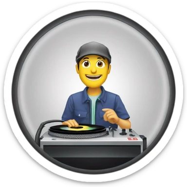 Alps Savoie Disk Jockey sticker