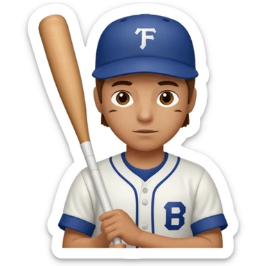 Jugador de béisbol  sticker