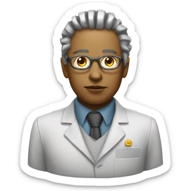 Psychotherapist cyborg sticker