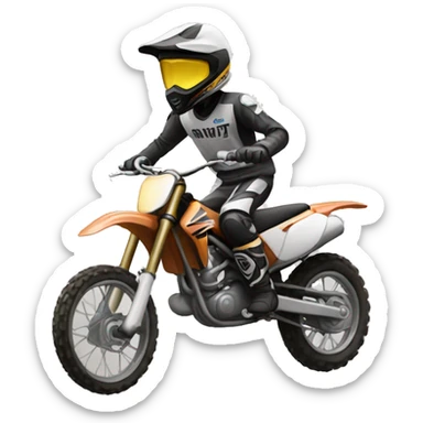 Dirt bike  sticker