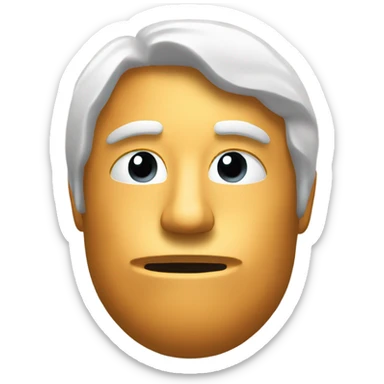 bitcoin on face wearing suite sticker