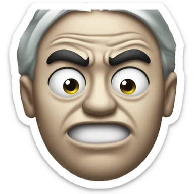 money is angry sticker