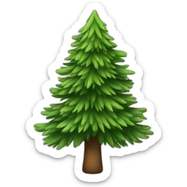 Fir sticker