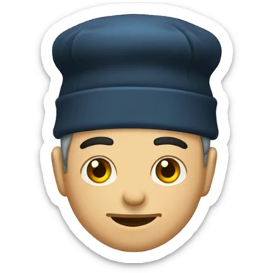 a Tatar in a skullcap sticker