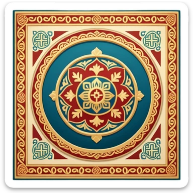 Tapis de prière sticker