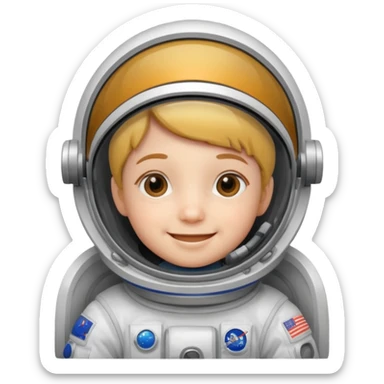 Astronaut Kids sticker