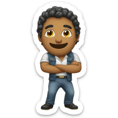 Alemão no bailão sticker