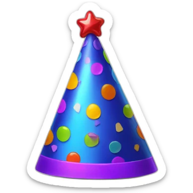 party hat sticker