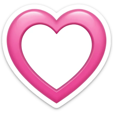 cute pink heart frame for pictures sticker