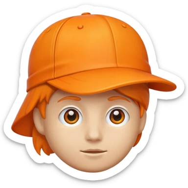 just an orange cap sticker
