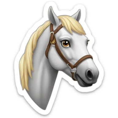 Western horse sticker