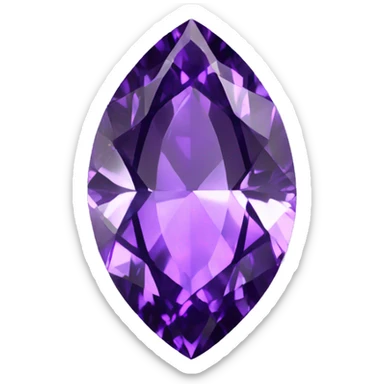 amethyst marquise diamond sticker