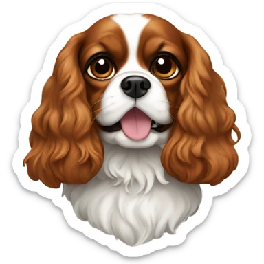 King Charles cavalier sticker