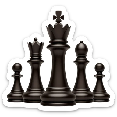Brilliant move of chess sticker
