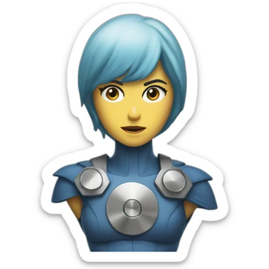 marvel miss minutes clock sticker