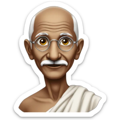 Mahatma Gandhi sticker