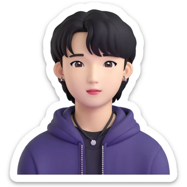 Changbin from Stray Kids, K-pop idol sticker