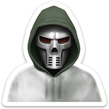 mf doom rapper sticker