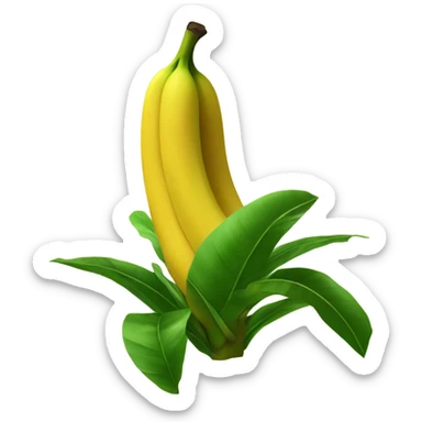 plantacion de banano que se mueva con amimacion sticker
