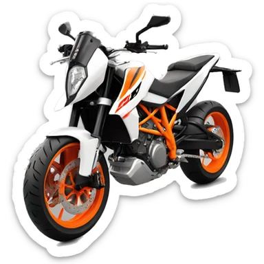A KTM 690 SMC-R motobike sticker