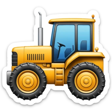 Tractor facut din puncte nu imagine sticker