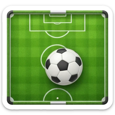 Soccer Field Objects sticker